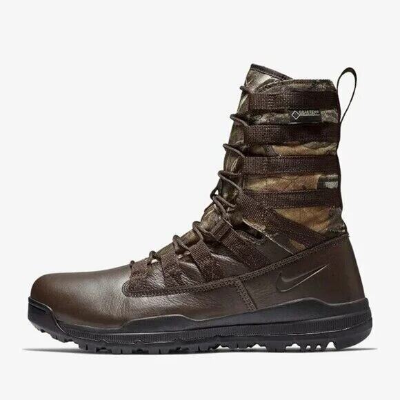 Nike Realtree SFB Gen 28 Inch Camo Fauna Brown Combat Boots Mens Size 12 Hunting - Picture 3 of 16